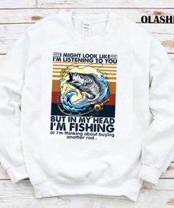 In My Head I’m Fishing Vintage Shirt