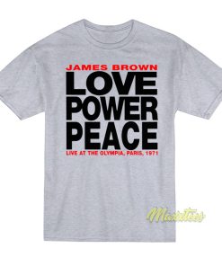 James Brown Love Power Peace T-Shirt