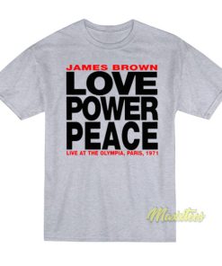 James Brown Love Power Peace T-Shirt