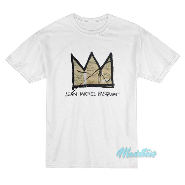 Jean Michel Basquiat Crown Warhol T-Shirt Jean Michel Basquiat Crown Warhol T-Shirt