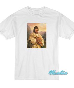 Jesus Christ Holding a Lamb T-Shirt