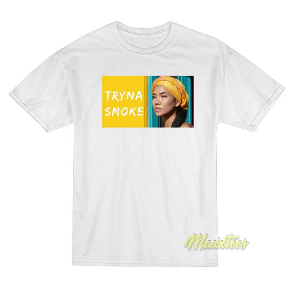 Jhene Aiko Tryna Smoke T-Shirt Jhene Aiko Tryna Smoke T-Shirt