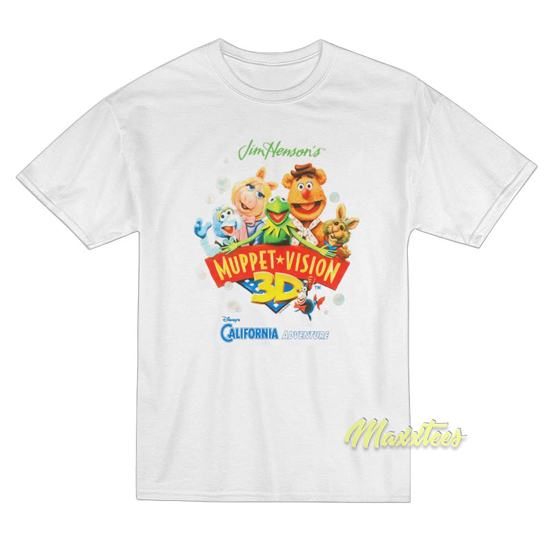 Jim Henson Muppet Vision 3D Disney California T-Shirt Jim Henson Muppet Vision 3D Disney California T-Shirt
