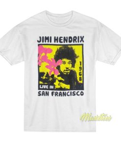 Jimi Hendrix Live in Francisco 1968 T-Shirt