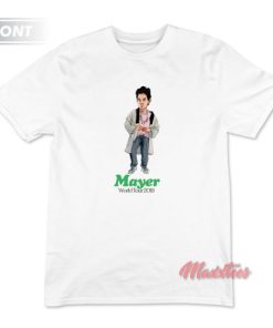 John Mayer Caricature Photo World Tour T-Shirt 2 John Mayer Caricature Photo World Tour T Shirt 3