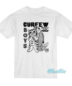 John Mayer Online Ceramics Tour Curfew Boys T-Shirt John Mayer Online Ceramics Tour Curfew Boys T-Shirt