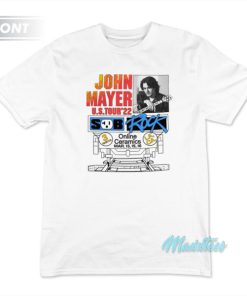 John Mayer US Tour 22 Sob Rock LA Train T-Shirt 2 John Mayer US Tour 22 Sob Rock LA Train T Shirt 3