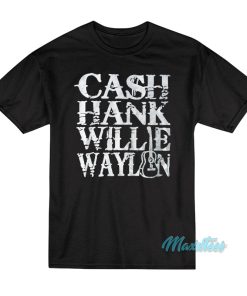 Johnny Cash Hank Willie Waylon T-Shirt
