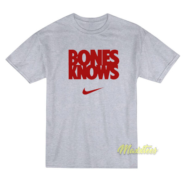 Jon Jones Bones Knows T-Shirt Jon Jones Bones Knows T-Shirt