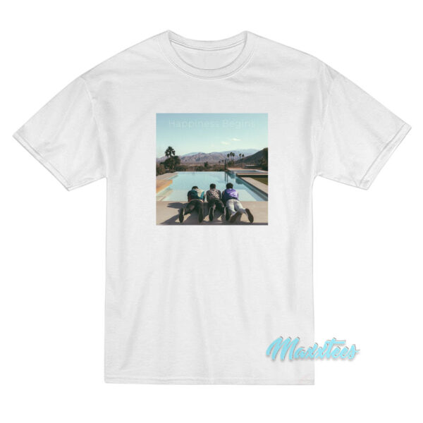 Jonas Brothers Happiness Begins Album T-Shirt Jonas Brothers Happiness Begins Album T-Shirt