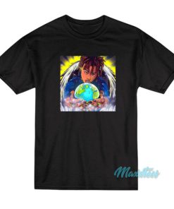 Juice Wrld Holding Earth T-Shirt 2 Juice Wrld Holding Earth T Shirt 3
