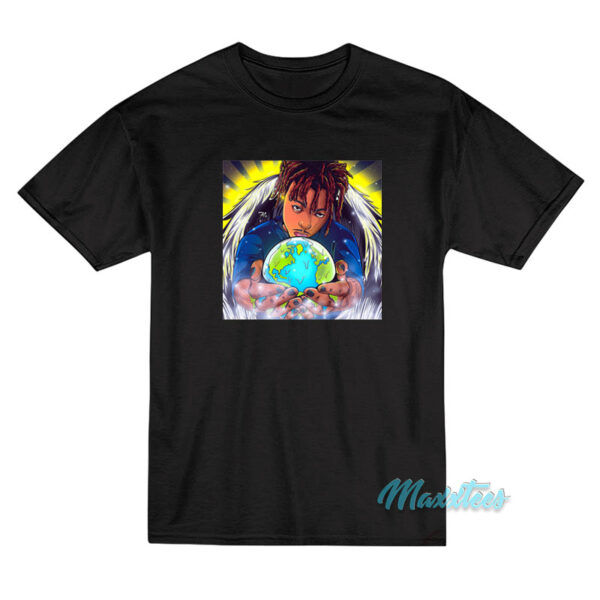 Juice Wrld Holding Earth T-Shirt Juice Wrld Holding Earth T-Shirt