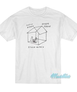 Justin Bieber Ariana Grande Stuck With You T-Shirt