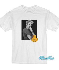 Justin Bieber Changes Duck Photo T-Shirt Justin Bieber Changes Duck Photo T-Shirt