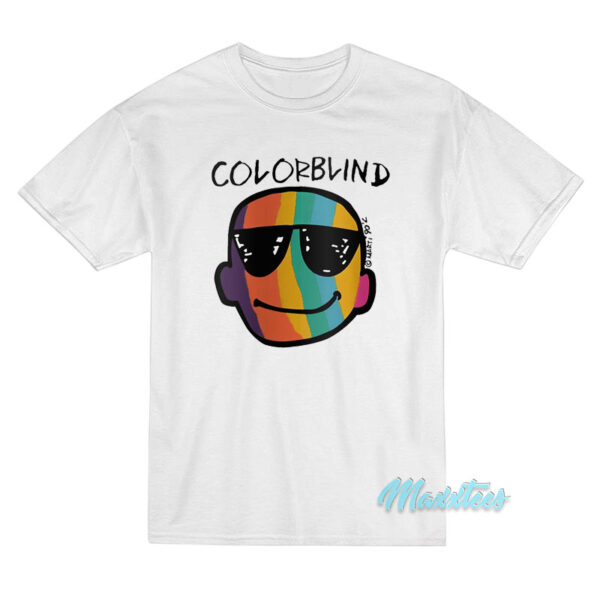Justin Bieber Colorblind T-Shirt Justin Bieber Colorblind T-Shirt
