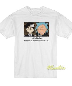 Justin Bieber Death The Kid and Black Star T-Shirt Justin Bieber Death The Kid and Black Star T-Shirt