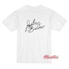 Justin Bieber Signature T-Shirt