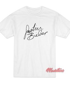 Justin Bieber Signature T-Shirt