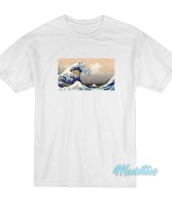 Kanagawa Wave Cookie Monster T-Shirt Kanagawa Wave Cookie Monster T-Shirt