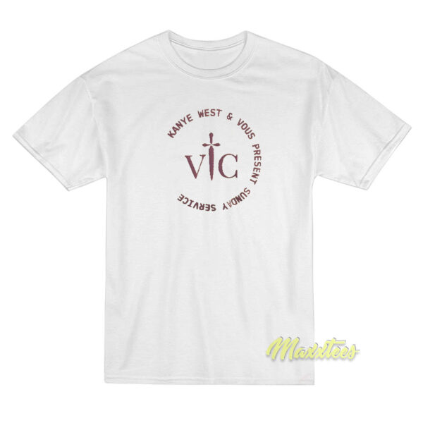 Kanye West x Vous Church Sunday Service T-Shirt Kanye West x Vous Church Sunday Service T-Shirt