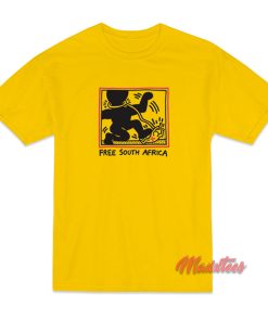 Keith Haring Free South Africa T-Shirt Keith Haring Free South Africa T-Shirt