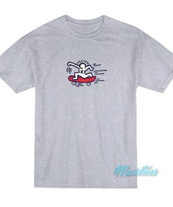 Keith Haring Skateboard T-Shirt 2 Keith Haring Skateboard T Shirt 3