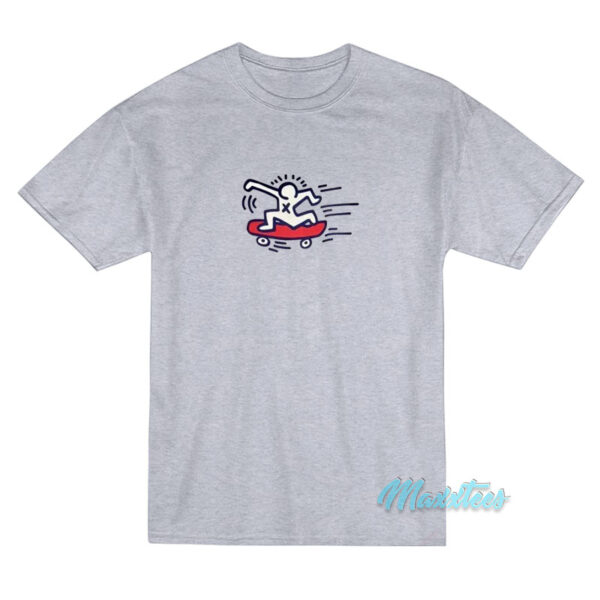 Keith Haring Skateboard T-Shirt Keith Haring Skateboard T-Shirt