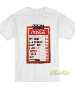 Kith x Coca Cola Vintage Menu T-Shirt