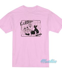 Kitten From Hell Cat T Shirt 1