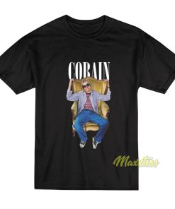 Kurt Cobain Sitting Chair T Shirt 1