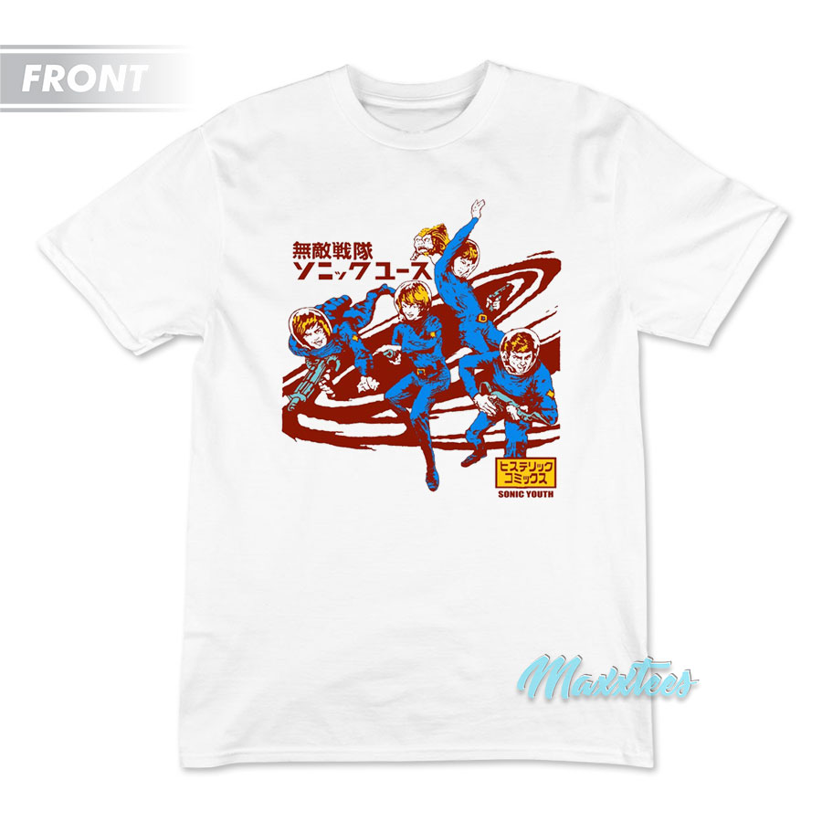 Kurt Cobain Sonic Youth Hysteric Astronaut T-Shirt Kurt Cobain Sonic Youth Hysteric Astronaut T-Shirt