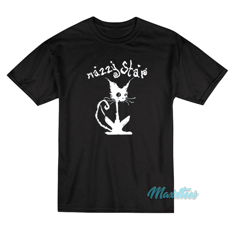 Mazzy Star The Black Cat T-Shirt Mazzy Star The Black Cat T-Shirt