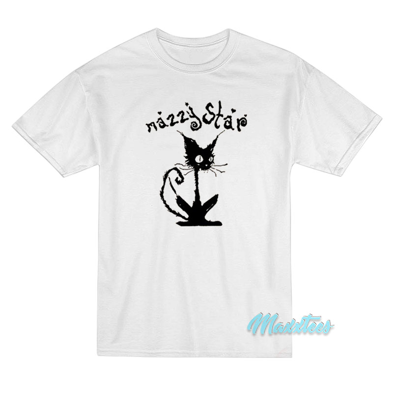 Mazzy Star The Black Cat T-Shirt Mazzy Star The Black Cat T-Shirt