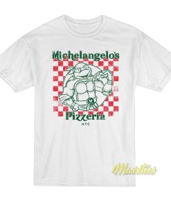 Michelangelos Pizzeria NYC TMNT T Shirt 1