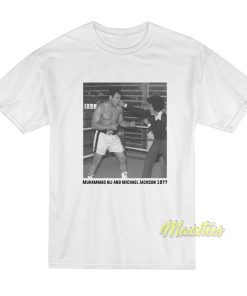 Muhammad Ali and Michael Jackson 1977 T-Shirt Muhammad Ali and Michael Jackson 1977 T-Shirt