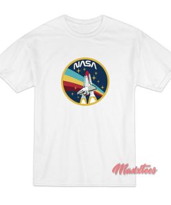 NASA Space Shuttle Launch Rainbow T Shirt 1