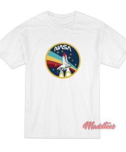 NASA Space Shuttle Launch Rainbow T-Shirt 1 NASA Space Shuttle Launch Rainbow T Shirt 2