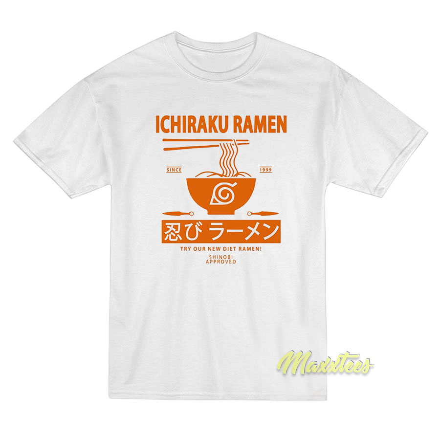 Naruto Ichiraku Ramen Diet T-Shirt Naruto Ichiraku Ramen Diet T-Shirt