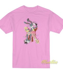 Naughty Bugs and Lola Bunny Butt Slap T-Shirt Naughty Bugs and Lola Bunny Butt Slap T-Shirt