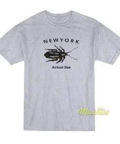 New York Actual Size T Shirt 1