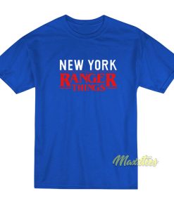 New York Rangers Stranger Things T Shirt 2 1