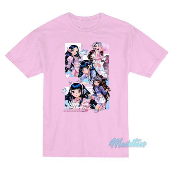 NewJeans Anime Get Up Album Cover T-Shirt NewJeans Anime Get Up Album Cover T-Shirt