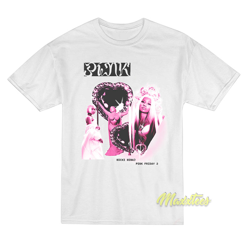 Nicki Minaj Pink Friday 2 Heart T-Shirt Nicki Minaj Pink Friday 2 Heart T-Shirt