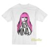 Nicki Minaj Pink Hair Slim Fit T-Shirt
