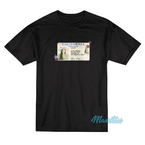 Olivia Rodrigo Driver’s License T-Shirt Olivia Rodrigo Driver’s License T-Shirt