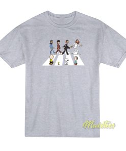 Peanuts In Abbey Road The Beatles Snoopy T-Shirt Peanuts In Abbey Road The Beatles Snoopy T-Shirt