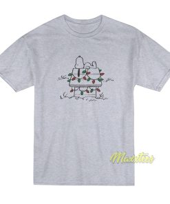 Peanuts Snoopy Doghouse Christmas Light T-Shirt Peanuts Snoopy Doghouse Christmas Light T-Shirt