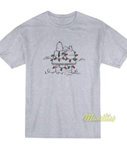 Peanuts Snoopy Doghouse Christmas Light T-Shirt 2 Peanuts Snoopy Doghouse Christmas Light T Shirt 3
