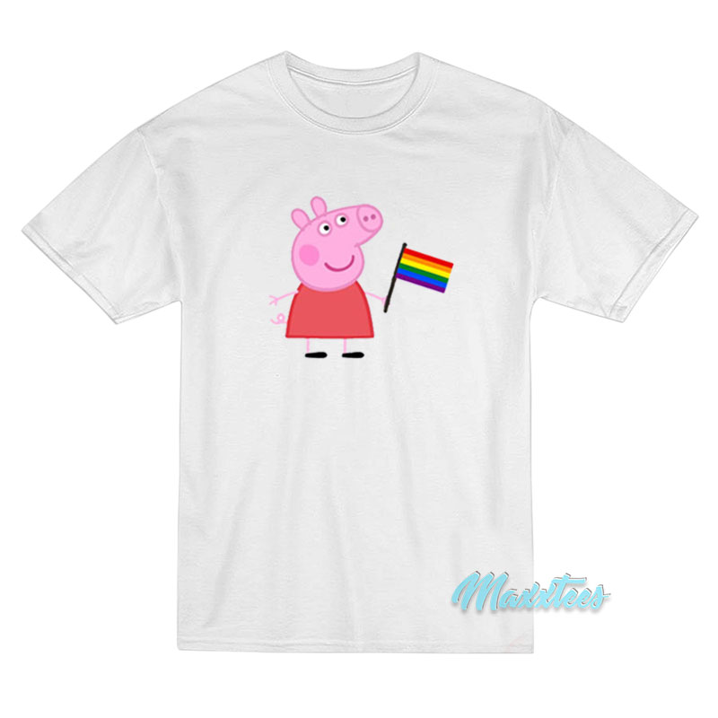 Peppa Pig Pride Flag T-Shirt Peppa Pig Pride Flag T-Shirt