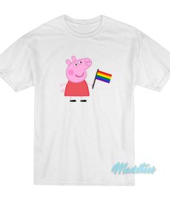 Peppa Pig Pride Flag T-Shirt 1 Peppa Pig Pride Flag T Shirt 2
